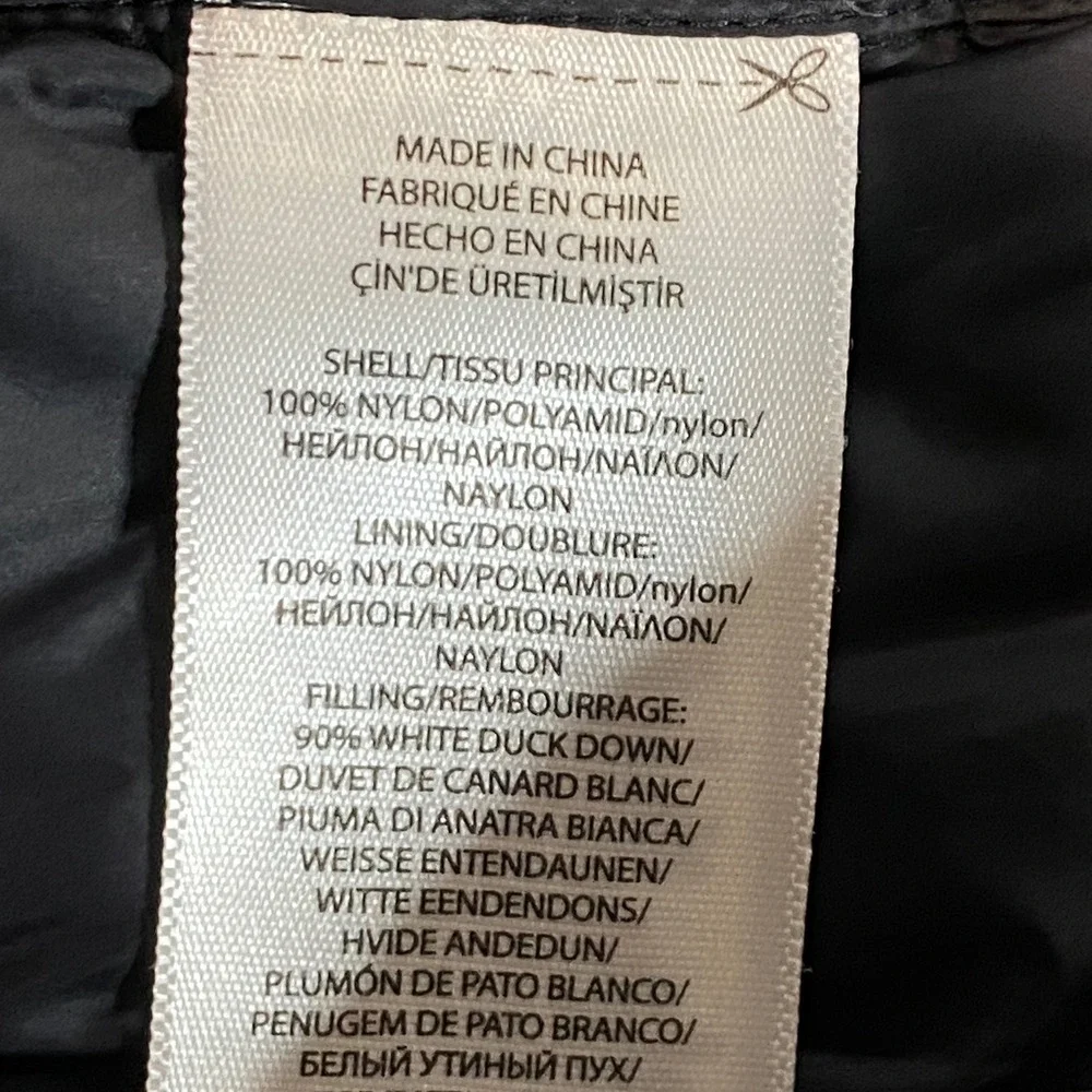 Polo Ralph Lauren Goose Down Puffer Vest Full Zip Quilted Black Pony Men Size XL